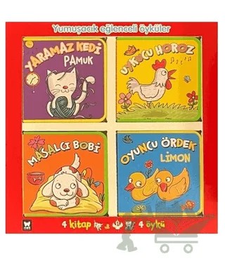 Yumuşacık Eğlenceli Öyküler 4 Kitap – Kolektif – Net Çocuk Yayınları kitap kapağı