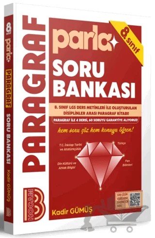 8. Sınıf Parla Paragraf Soru Bankası – Kadir Gümüş – Benim Hocam Yayınları kitap kapağı
