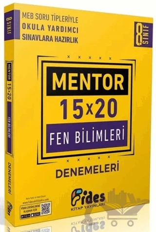 8. Sınıf Fen Bilimleri Mentor 15x20 Deneme Fides Yayınları – Kolektif – Fides Yayıncılık kitap kapağı