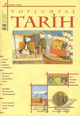Toplumsal Tarih Dergisi Sayı: 88 – Tarih Vakfı Yurt Yayınları - Toplumsal Tarih Dergisi kitap kapağı
