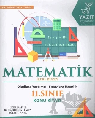 Yazıt 11. Sınıf Matematik Konu Kitabı – Bahadır Söylemez, Bülent Kaya, İlker Nafile – Yazıt Yayıncılık kitap kapağı