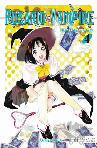 Rosario + Vampire - Tılsımlı Kolye ve Vampir 4 – Kolektif – Akıl Çelen Kitaplar kitap kapağı