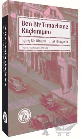 Ben Bir Tımarhane Kaçkınıyım – Kolektif – Büyüyen Ay Yayınları kitap kapağı