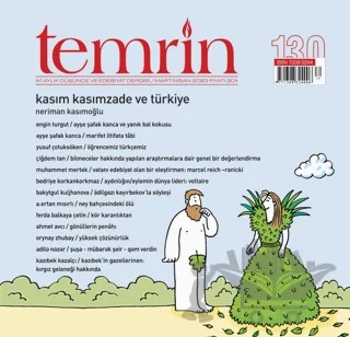 Temrin Düşünce ve Edebiyat Dergisi Sayı: 130 Mart - Nisan 2023 – Temrin Dergisi kitap kapağı