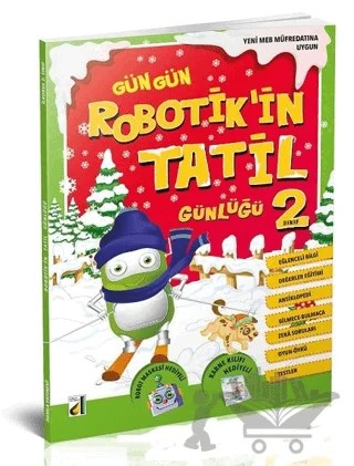 Gün Gün Robotik'in Tatil Günlüğü 2 – Kolektif – Damla Yayınevi kitap kapağı