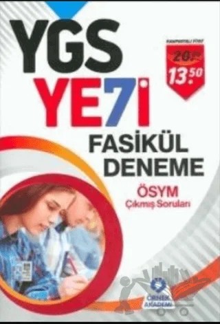2017 YGS 7li Fasikül Deneme ÖSYM Çıkmış Soruları – Kolektif – Örnek Akademi kitap kapağı