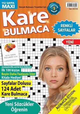 Maxi Kare Bulmaca 2023 - 2 – Maxi Yayıncılık kitap kapağı