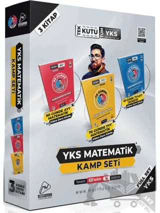 2024 YKS TYT-AYT Matematik Kampı Seti Mert Hoca – Mert Güven – Mert Hoca Yayınları kitap kapağı