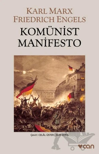 Komünist Manifesto – Friedrich Engels, Karl Marx – Can Yayınları kitap kapağı