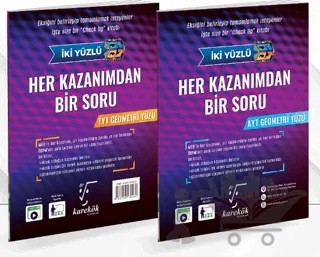 TYT-AYT Her Kazanımdan Bir Soru Geometri – Muharrem Duş, Sara Sıla Culfa, Eda Kalaycıoğlu – Karekök Yayıncılık kitap kapağı