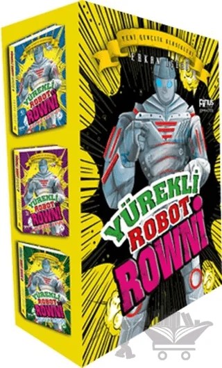 Yürekli Robot Rowni (3 Kitap Set) – Erkan İşeri – Pinus Kitap kitap kapağı