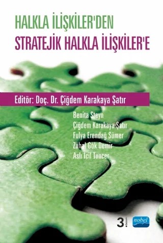 Halkla İlişkiler'den Stratejik Halkla İlişkiler'e – Aslı İcil Tuncer, Benita Steyn, Çiğdem Karakaya Şatır, Fulya Erendağ Sümer, Zuhal Gök Demir – Nobel Akademik Yayıncılık kitap kapağı
