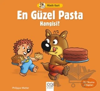Minik Kurt En Güzel Pasta Hangisi - İlk Okuma Kitapları – Philippe Matter – 1001 Çiçek Kitaplar kitap kapağı