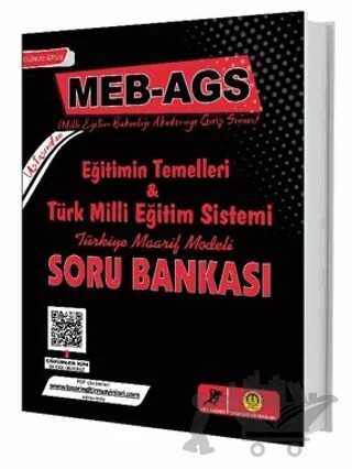 MEB-AGS Eğitim Temelleri-Milli Eğitim Sistemi Soru Bankası – Kollektif – Tasarı Eğitim Yayınları kitap kapağı