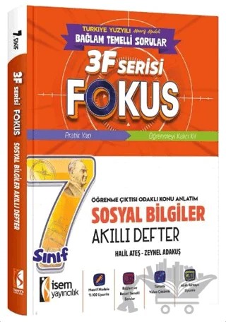 7. Sınıf Sosyal Bilgiler Akıllı Defter – Kolektif – İSEM Yayıncılık kitap kapağı