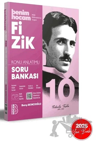 2025 10. Sınıf Fizik Konu Anlatımlı Soru Bankası – Barış Akıncıoğlu – Benim Hocam Yayınları kitap kapağı