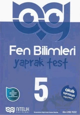 5. Sınıf Fen Bilimleri Yaprak Test – Kolektif – Nitelik Yayınları - Bayilik kitap kapağı