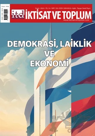 İktisat ve Toplum Dergisi 159. Sayı: Demokrasi, Laiklik ve Ekonomi – İktisat ve Toplum Dergisi kitap kapağı