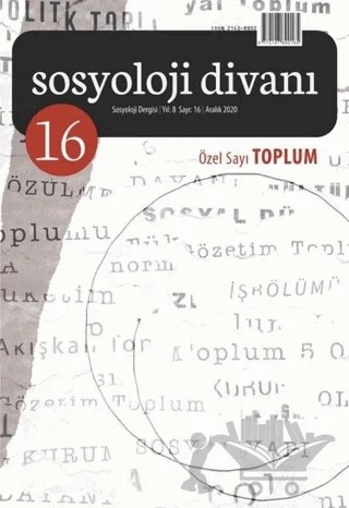 Sosyoloji Divanı Sayı: 16 Aralık 2020 Özel Sayı: Toplum – Sosyoloji Divanı Dergisi kitap kapağı