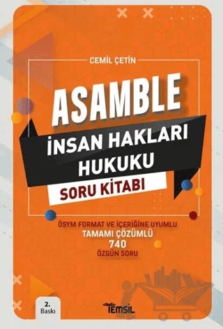 Asamble - İnsan Hakları Hukuku Soru Kitabı – Cemil Çetin – Temsil Kitap kitap kapağı