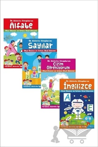İlk Aktivite Kitaplarım Seti (4 Kitap Takım) – Kolektif – Koloni Çocuk kitap kapağı