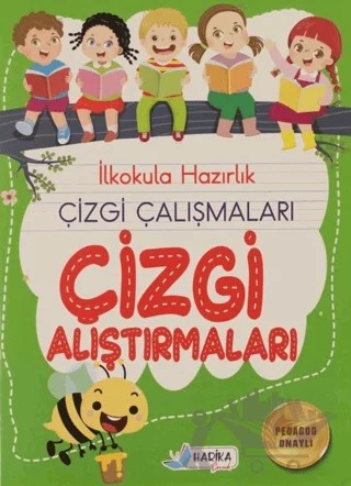 İlkokula Hazırlık Çizgi Çalışmaları Çizgi Alıştırmaları – Veysel Murat Erçoklu, Safiye Seval Savaş – Harika Çocuk Yayınları kitap kapağı