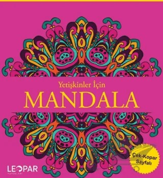 Yetişkinler İçin Mandala-Pembe – Emre Aslan – Leopar Yayınları kitap kapağı