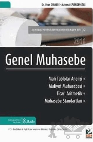 Genel Muhasebe – Okan Gelmedi, Mahmut Kalenderoğlu – Seçkin Yayıncılık kitap kapağı