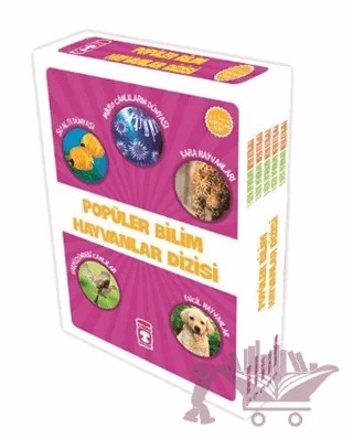 Popüler Bilim Hayvanlar Dizisi (5 Kitap Takım) – Kolektif – Timaş Çocuk kitap kapağı