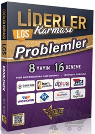 8. Sınıf LGS Problemler Denemeleri 8 Yayın 16 Deneme – Kolektif – Liderler Karması Yayınları kitap kapağı