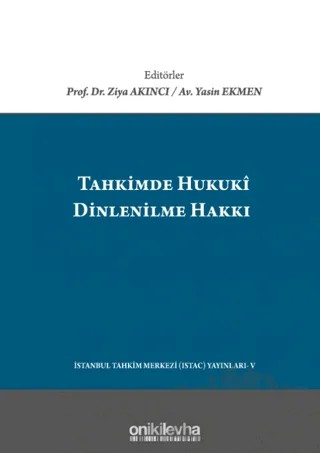 Tahkimde Hukuki Dinlenilme Hakkı – Kolektif – On İki Levha Yayınları kitap kapağı