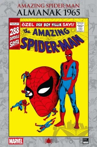 Amazing Spiderman - Almanak 1965 – Stan Lee – Marmara Çizgi kitap kapağı
