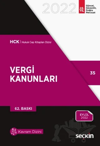 Vergi Kanunları – Kolektif – Seçkin Yayıncılık kitap kapağı