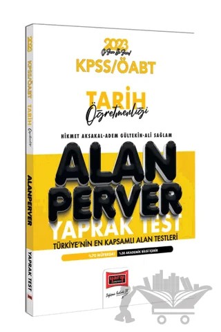 Yargı Yayınları 2023 KPSS ÖABT Tarih Öğretmenliği Alanperver Yaprak Test – Hikmet Aksakal – Yargı Yayınevi kitap kapağı