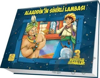 Üç Boyutlu Masallar : Alaaddin’in Sihirli Lambası – Kolektif – Vişne Çocuk kitap kapağı