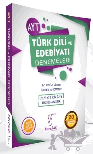 AYT Türk Dili ve Edebiyatı Denemeleri – Kolektif – Karekök Yayıncılık kitap kapağı