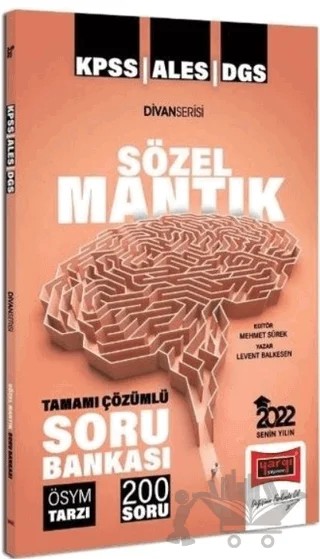 2022 KPSS ALES DGS Divan Serisi Sözel Mantık Tamamı Çözümlü Soru Bankası – Levent Balkesen – Yargı Yayınevi kitap kapağı