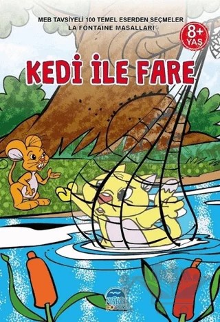 Kedi İle Fare – Jean de la Fontaine – Martı Yayınları kitap kapağı