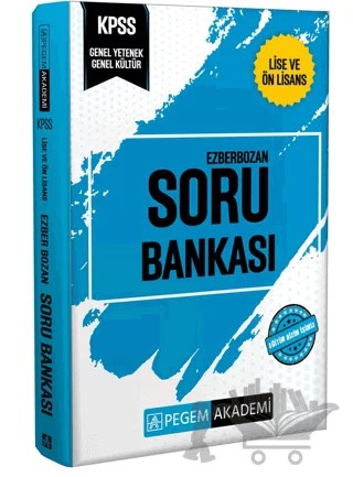 KPSS Genel Yetenek Genel Kültür Lise Ve Ön lisans Ezberbozan Soru Bankası – Kolektif – Pegem Akademi Yayıncılık kitap kapağı