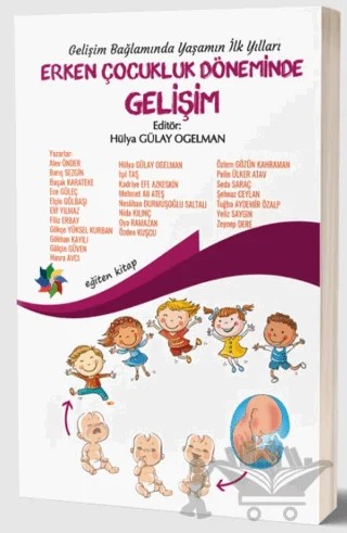 Gelişim Bağlamında Yaşamın İlk Yılları - Erken Çocukluk Döneminde Gelişim – Alev Önder, Barış Sezgin, Başak Karateke, Ece Güleç, Elçin Gölbaşı, Elif Yılmaz, Filiz Erbay, Gökçe Yüksel Kurban, Gökhan Kayılı, Gülçin Güven, Hasra Avcı, Hülya Gülay Ogelman, Işıl Taş, Kadriye Efe Azkeskin, Mehmet Ali Ateş, Neslihan Durmuşoğlu Saltalı, Nida Kılınç, Oya Ramazan, 8 yazar daha – Eğiten Kitap kitap kapağı