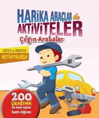 Harika Araçlar ile Aktiviteler - Çılgın Arabalar – Kolektif – Revzen Kitap kitap kapağı