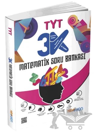 TYT Matematik 3K Soru Bankası – Kolektif – Katyon Yayınları kitap kapağı