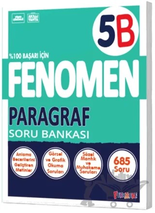 5. Sınıf Fenomen Paragraf Soru Bankası – Tayfur Altun – Fenomen Yayınları kitap kapağı