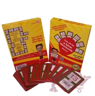 Eğitici Öğretici Hafıza Geliştirci Zeka Oyunu - Can Ali ile 4 İşlem Matematik Oyunu – Mehmet Ali Okur – AKO Merkezi kitap kapağı