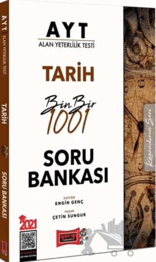 AYT Tarih 1001 Soru Bankası – Çetin Sungur – Yargı Yayınevi kitap kapağı