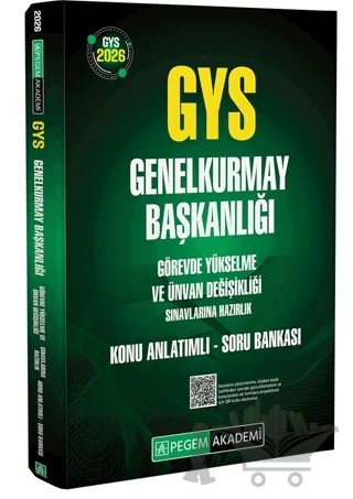 2026 GYS Genelkurmay Başkanlığı Görevde Yükselme Konu Anlatımlı Soru Bankası – Kolektif – Pegem Akademi Yayıncılık kitap kapağı
