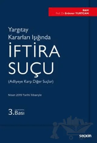 İftira Suçu – Erdener Yurtcan – Seçkin Yayıncılık kitap kapağı
