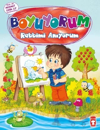 Boyuyorum Rabbimi Anıyorum – Mehmet Emin Ay – Gülce Çocuk kitap kapağı