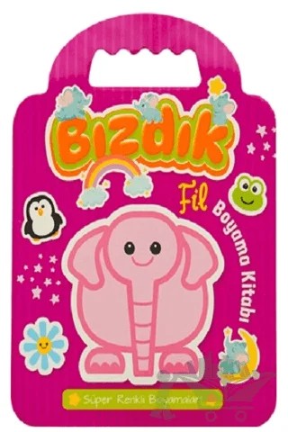 Bızdık Boyama - Fil – Kolektif – Net Çocuk Yayınları kitap kapağı