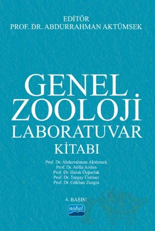 Genel Zooloji Laboratuvar Kitabı – Abdurrahman Aktümsek – Nobel Akademik Yayıncılık kitap kapağı